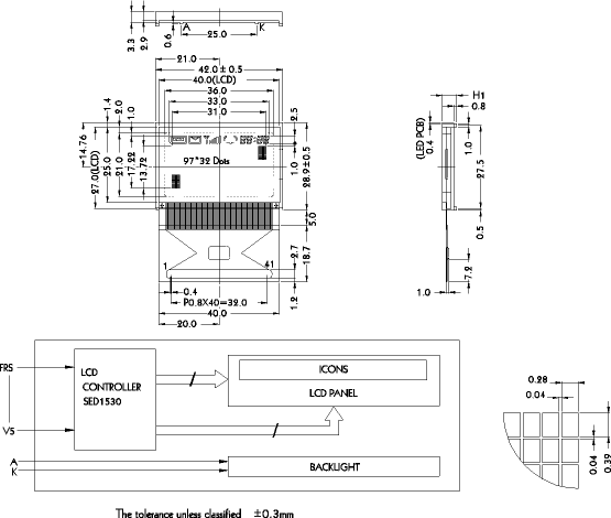 LCD- PG9732-B