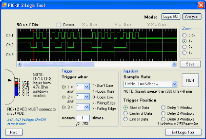  Logic Tool   Analyzer  Logic I/O  PICkit 2 Programmer